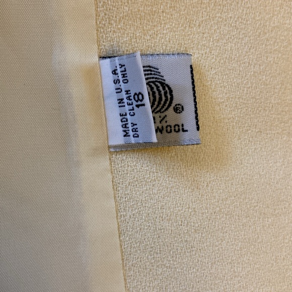 Vintage Talbots USA Wool One Button Career Blazer Jacket - Picture 8 of 8